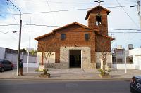  Fachada del templo  -  Iglesia Parroquial Nuestra Senora de Lujan en Zarate -  Buenos Aires.